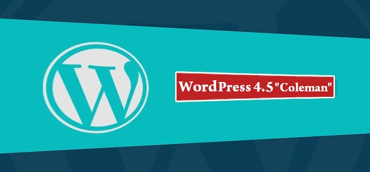 WordPress 4.5 Coleman